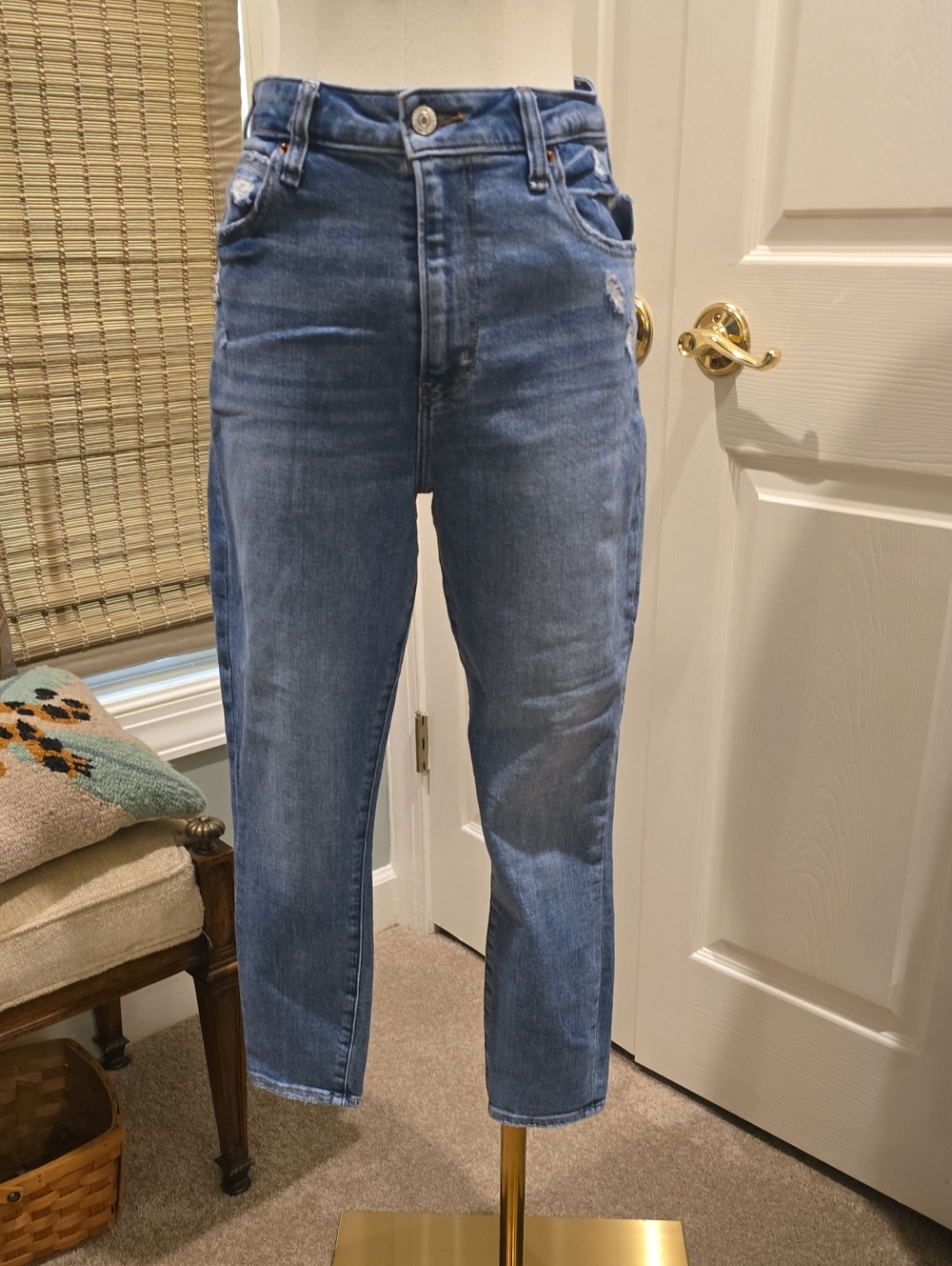 Abercrombie & Fitch Relaxed Straight Blue Jeans
